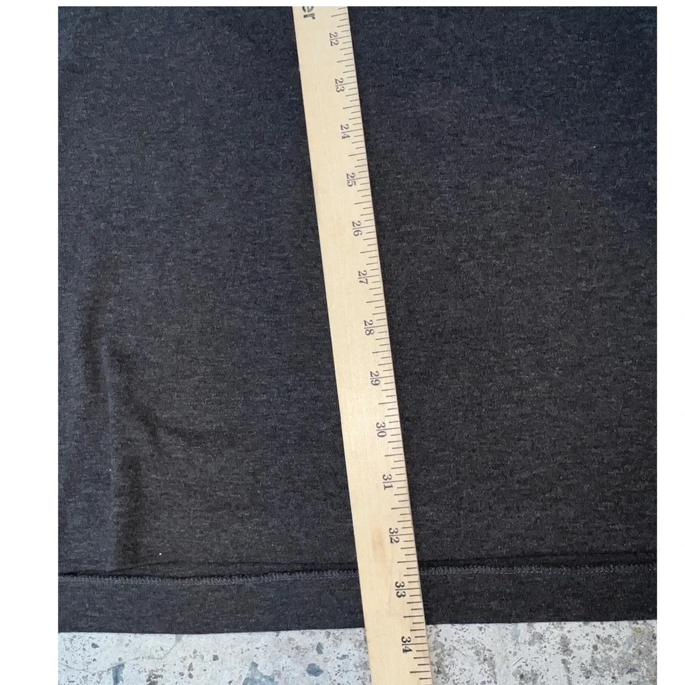 Polo Ralph Lauren Mens 2XL Polo Shirt Charcoal Grey Heather Burgundy Jersey